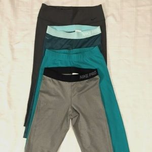 Nike Crop Leggings - Bundle of 4